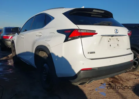 2017 Lexus Nx 200T F Sport z USA, uszkodzony, nr VIN JTJBARBZ1H2145034